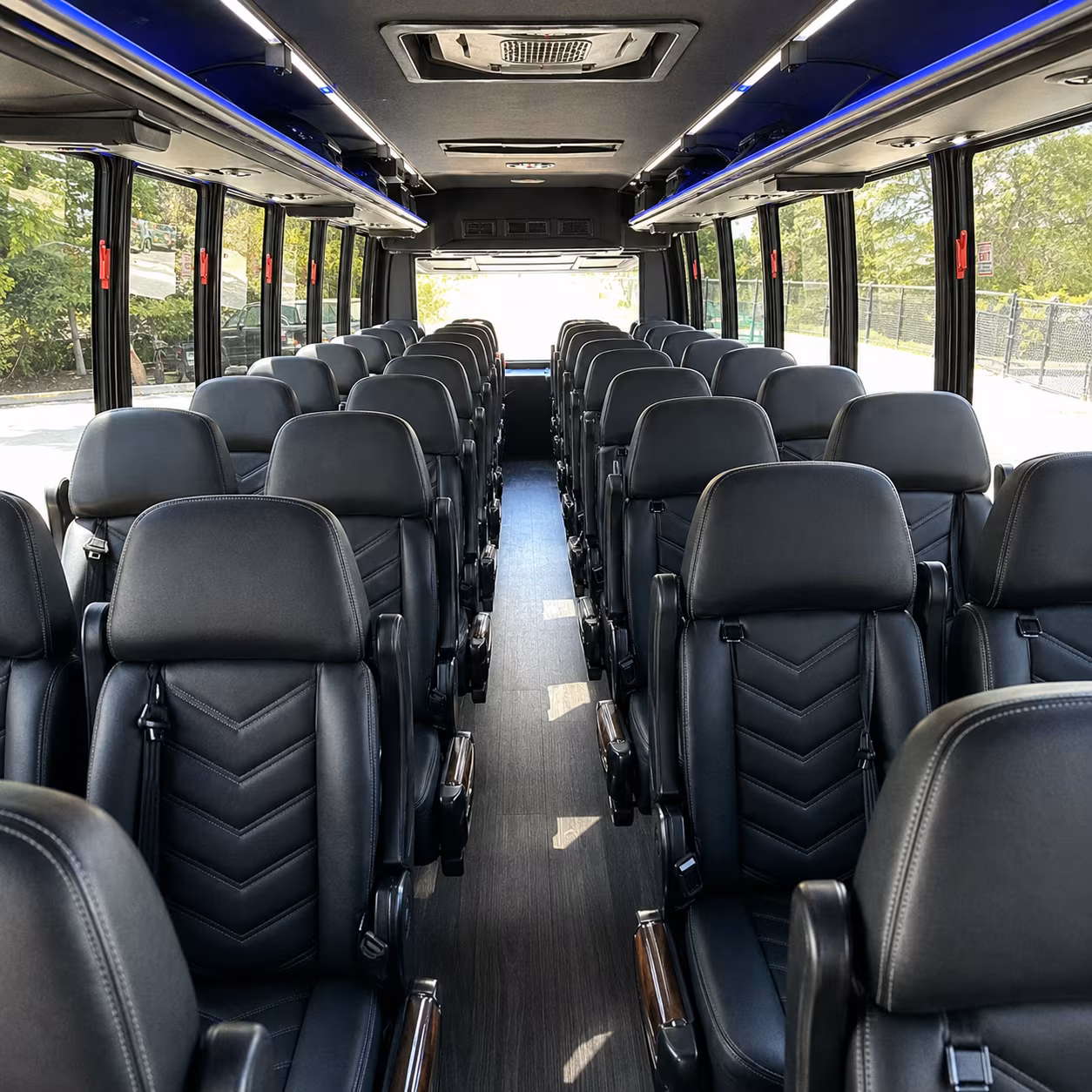 lynchburg long distance transportation onboard seating