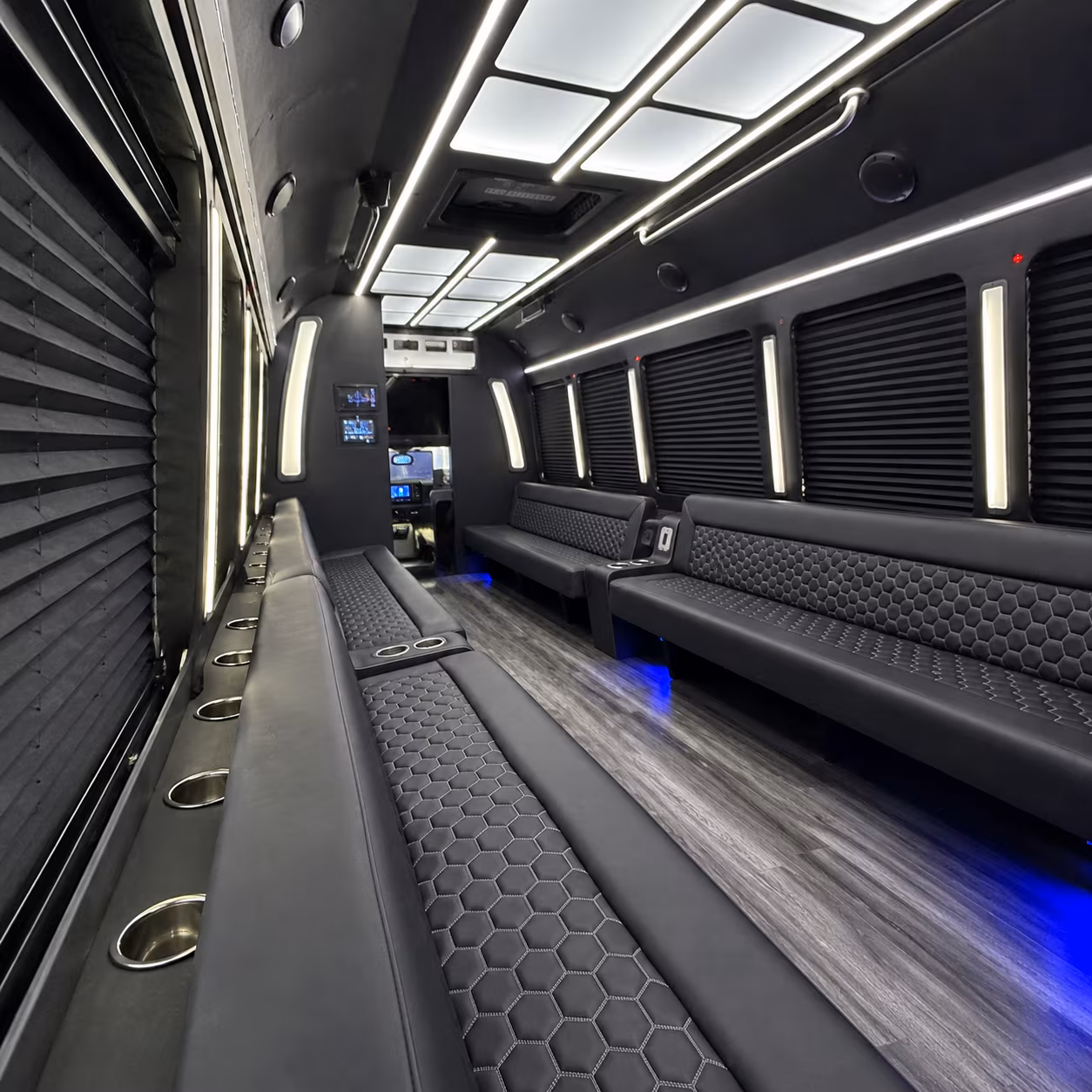 lynchburg party bus rental interior